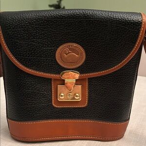 Dooney & Bourke Black and Brown Leather Bag